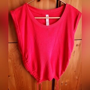 Daily Practice By Anthropologie Salmon Pink Sleeveless Knit Top Size XS